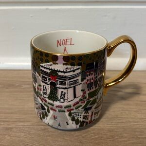 Anthropologie Christmas Time in the City Mug PARIS